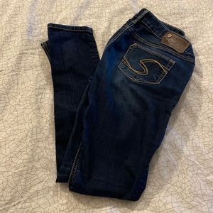 Silver jeans